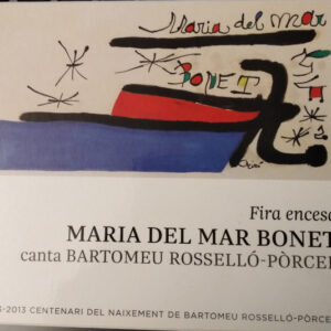 Maria Del Mar Bonet - Fira Encesa (Canta Bartomeu Rosselló-Pôrcel)-0