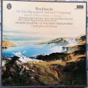 Felix Mendelssohn-Bartholdy, Tom Krause, Horst R. Laubenthal, Alfred Šramek, Margarita Lilova, Sona Ghazarian, Edita Gruberova, Werner Krenn, Wiener Philharmoniker, Christoph von Dohnányi - Die Erste Walpurgisnacht (La Noche De Walpurgis) / Sinfonía Nº 2 "Lobgesang" (Himno De Alabanza)-0