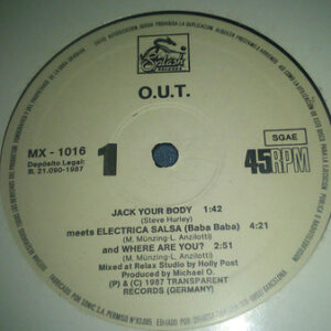 O.U.T. / T.B.B. - Jack Your Body Meets Electrica Salsa And Where Are You?-0