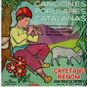 Cayetano Renom - Canciones Populares Catalanas -0