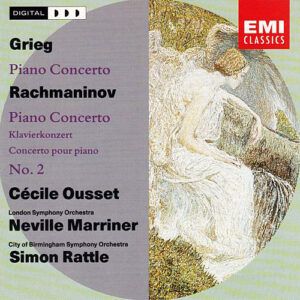 Edvard Grieg, Sergei Rachmaninoff - Cécile Ousset, London Symphony Orchestra, Sir Neville Marriner, City Of Birmingham Symphony Orchestra, Sir Simon Rattle - Piano Concertos-0