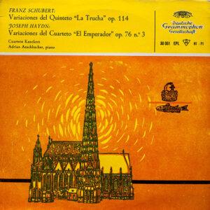 Franz Schubert / Joseph Haydn ; Koeckert-Quartett, Adrian Aeschbacher - Variaciones Del Quinteto "La Trucha" Op. 114/ Variaciones Del Cuarteto " El Emperador" Op. 76 Nº 3-0