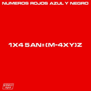 Azul Y Negro - Números Rojos-0