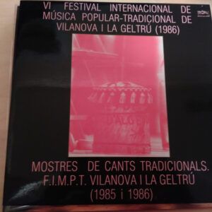 Various - VI Festival Tradicional De Música Popular-Tradicional De Vilanova I La Geltrú (1986)-0