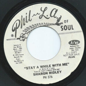 Sharon Ridley - When A Woman Falls In Love / Stay A While With Me-0