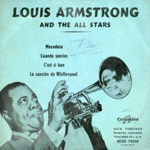 Louis Armstrong And His All-Stars - Mecedora / Cuando Sonríes / C'est Si Bon / La Canción De Whiffenpoof-0