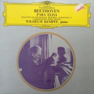 Ludwig van Beethoven, Wilhelm Kempff - Para Elisa, Bagatelas, Escocesas, Rondos, Andantes Y Variaciones Para Piano -0