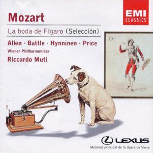Wolfgang Amadeus Mozart / Thomas Allen, Kathleen Battle, Jorma Hynninen, Margaret Price, Wiener Philharmoniker, Riccardo Muti - La Boda De Figaro (Selección)-0