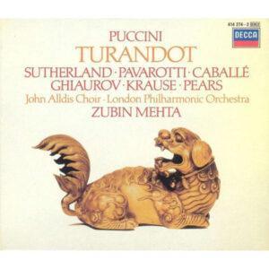 Giacomo Puccini - Joan Sutherland • Luciano Pavarotti • Montserrat Caballé • Nicolai Ghiaurov • Tom Krause • Peter Pears • John Alldis Choir • London Philharmonic Orchestra • Zubin Mehta - Turandot-0