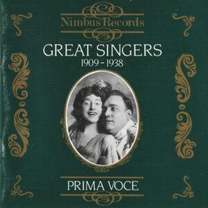 Various - Great Singers 1909-1938-0