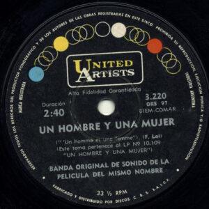 Nicole Croisille / Pierre Barouh / Baden Powell And Orchestra - Un Hombre Y Una Mujer / Samba Saravah-0
