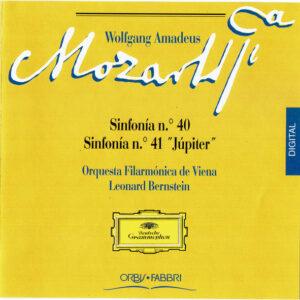 Wolfgang Amadeus Mozart, Wiener Philharmoniker, Leonard Bernstein - Sinfonía N.º 40 • Sinfonía N.º 41 "Júpiter"-0