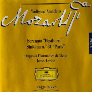 Wolfgang Amadeus Mozart, Wiener Philharmoniker, James Levine (2) - Serenata "Posthorn" - Sinfonia Nº 31 "Paris"-0