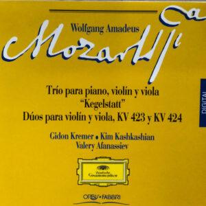 Wolfgang Amadeus Mozart - Trio Para Piano, Violín Y Viola "Kegelstatt" - Dúos Para Violín Y Viola, KV 423 Y KV 424-0