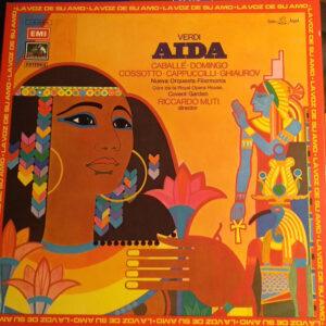Giuseppe Verdi, Montserrat Caballé, Placido Domingo, Fiorenza Cossotto, Piero Cappuccilli, Nicolai Ghiaurov, New Philharmonia Orchestra, Chorus Of The Royal Opera House, Covent Garden, Riccardo Muti - Aida-0