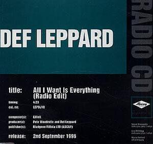Def Leppard - All I Want Is Everything-0