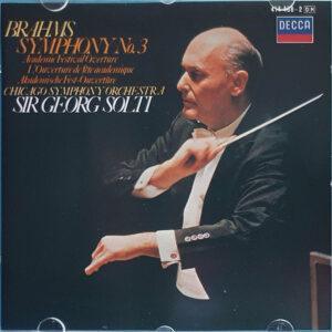 Johannes Brahms - Chicago Symphony Orchestra, Georg Solti - Symphony No. 3 / Academic Festival Overture = L'Ouverture De Fête Académique = Akademische Fest-Ouvertüre-0