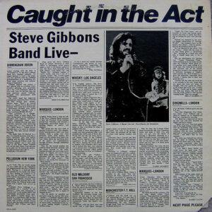 Steve Gibbons Band - Caught In The Act-0