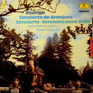 Joaquín Rodrigo, Siegfried Behrend, Nicanor Zabaleta - Concierto De Aranjuez / Concierto-Serenata Para Arpa-0