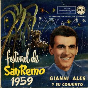 Gianni Ales Ed Il Suo Complesso - Festival De San Remo 1959-0