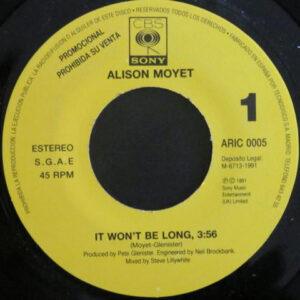 Alison Moyet - It Won't Be Long-0