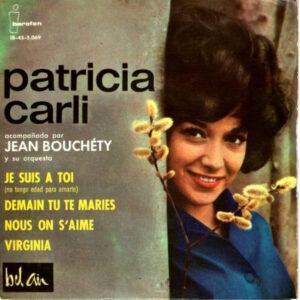 Patricia Carli Acompañada Por Jean Bouchéty Et Son Orchestre - Je Suis A Toi-0