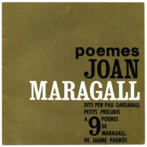 Joan Maragall - Nou Poemes De Maragall-0