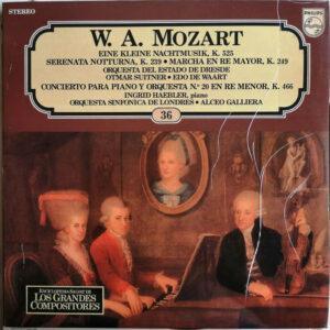 Wolfgang Amadeus Mozart - Staatskapelle Dresden, Edo de Waart, Otmar Suitner, Ingrid Haebler, London Symphony Orchestra, Alceo Galliera - Eine Kleine Nachtmusik, K. 525 - Serenata Notturna, K. 239 - Marcha En Re Mayor, K. 249 - Concierto Para Piano Y Orquesta No. 20 En Re Menor, K. 466-0