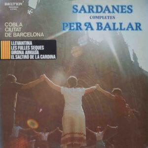 Cobla Municipal Ciutat De Barcelona - Sardanes Completes Per A Ballar -0