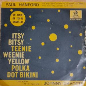 Paul Hanford (2) / Johnny Gavotte - Itsy Bitsy Teenie Weenie Yellow Polka Dot Bikini-0