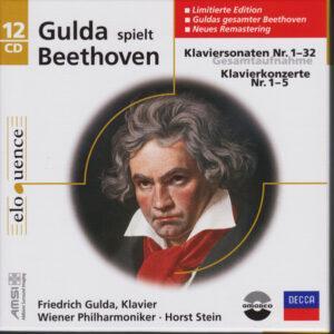 Ludwig van Beethoven - Friedrich Gulda · Wiener Philharmoniker · Horst Stein - Klaviersonaten Nr. 1–32 (Gesamtaufnahme), Klavierkonzerte Nr. 1–5-0