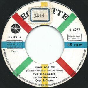 The Playmates - Wait For Me-0