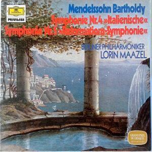 Felix Mendelssohn-Bartholdy - Berliner Philharmoniker - Lorin Maazel - Symphonie Nr. 4 "Italienische" / Symphonie Nr. 5 "Reformations-Symphonie"-0
