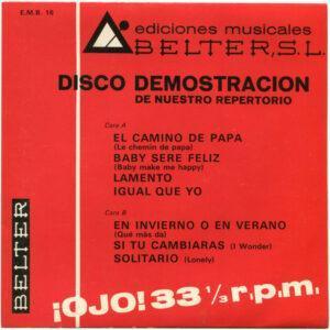 Various - Disco Demostración De Nuestro Repertorio -0
