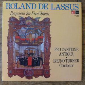 Roland de Lassus, Pro Cantione Antiqua, Bruno Turner - Requiem Zu 5 Stimmen-0