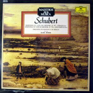 Franz Schubert - Berliner Philharmoniker Director Karl Böhm - Sinfonia N.º 4 En Do Menor, D 417, "Trágica" / Sinfonia N.º 8 En Si Menor, D 759, "Incompleta"-0