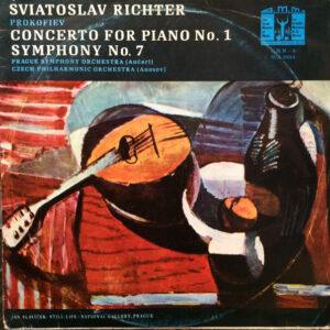 Sergei Prokofiev, The Czech Philharmonic Orchestra, Николай Аносов, Sviatoslav Richter, The Prague Symphony Orchestra, Karel Ančerl - Serge Prokofiev Symphony No. 7, Concerto In D Flat Major For Piano And Orchestra, Op. 10-0