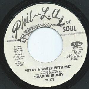 Sharon Ridley - When A Woman Falls In Love / Stay A While With Me-0