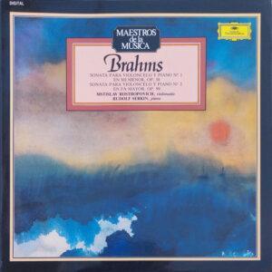 Johannes Brahms / Violonchelo Mstislav Rostropovich - Piano Rudolf Serkin - Sonata Para Violonchelo Y Piano Nº 1 En Mi Menor, Op. 38 / Sonata Para Violonchelo Y Piano Nº 2 En Fa Mayor, Op. 99-0